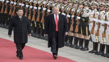 ترامب والرئيس الصيني/ Getty