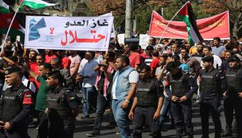 احتجاج بالأردن على اتفاقية استيراد الغاز من إسرائيل/فرانس برس