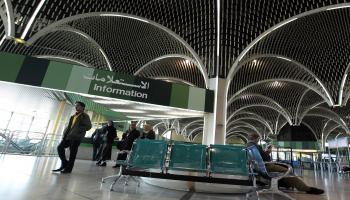 مسافرون في مطار بغداد الدولي- فرانس برس