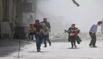 سورية/قصف الغوطة/سياسة/علاء محمد/الأناضول