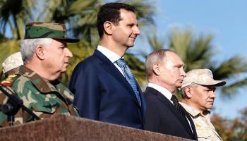 بوتين والأسد في حميميم