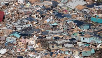 الإعصار دوريان يخلف خسائر هائلة في جزر الباهاما(سكوت أولسن/Getty)