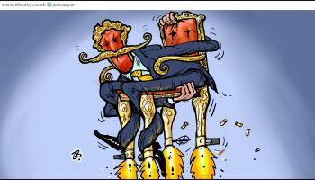 كاريكاتير الزعيم والكرسي / حجاج