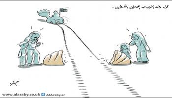 كاريكاتير وقف التمويل / صفاء