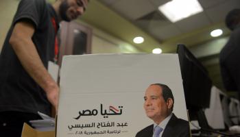 الانتخابات الرئاسية المصرية\عبدالفتاح السيسي(محمد الشاهد/ فرانس برس)