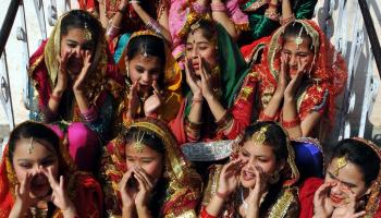 فتيات في الهند/مجتمع/7-3-2018 (نيتين كانوترا/ Getty)