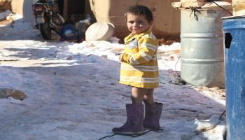 طفل عراقي نازح