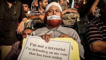 مؤيدو مرسي ضد الانقلاب العسكري Mosa'ab Elshamy