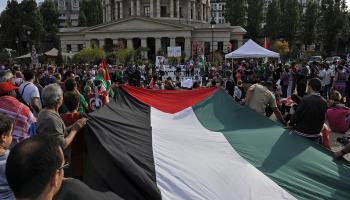تظاهرة مؤيدة لفلسطين في فرنسا