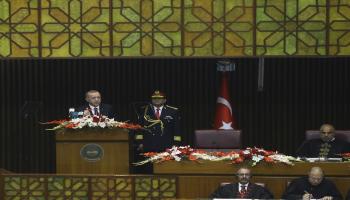أردوغان في خطاب أمام البرلمان الباكستاني-سياسة-إيرسين طوب/الأناضول