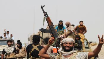 اليمن/سياسة/مقاتلون موالون للشرعية في عدن/07/10