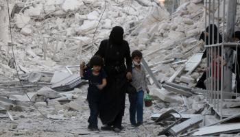حلب\THAER MOHAMMED/AFP