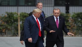 سياسة/ترامب وأردوغان/(سين غالوب/Getty)