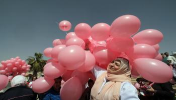 تضامناً مع مريضات سرطان الثدي في الأردن- Getty