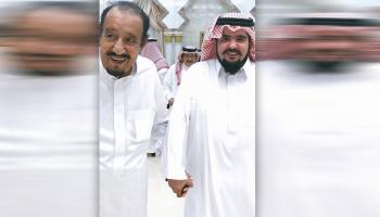 عبدالعزيز بن فهد مع الملك سلمان