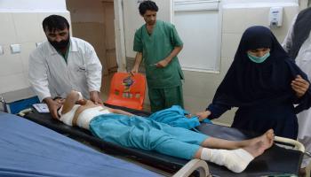 مستشفى أفغاني- فرانس برس