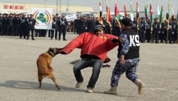 كلب بوليسي في بغداد- فرانس برس