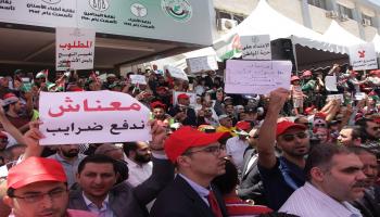 الأردن تظاهرات ضد الضريبة 6 يونيو 2018 غيتي