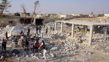 قصف إدلب/ سورية