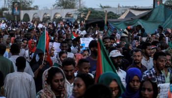 متظاهرون ومتظاهرات في الخرطوم - السودان - مجتمع