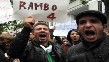 الجزائر - مظاهرات ضد ترشح بوتفليقة