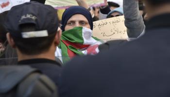 اعتصام الأساتذة - الجزائر(رياض كرامدي/فرانس برس)