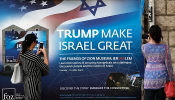 إسرائيل/تحضيرات زيارة دونالد ترامب/سياسة/توماس كويكس/فرانس برس