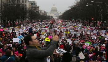 أميركا/سياسة/احتجاجات ضد ترامب/(ماريو تاما/Getty)