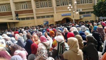 طلاب الأسكندرية يتظاهرون