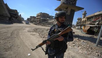 الشرطة العراقية/الموصل/العراق/Getty