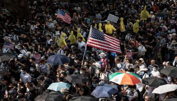 تظاهرات هونغ كونغ/ Getty