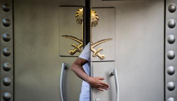 القنصلية السعودية في إسطنبول (ياسين أكغول/فرانس برس)