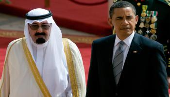 قمة الرياض - عبد الله - أوباما 2009