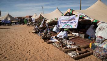 السوق الشعبي في مدينة ولاتة الموريتانية(توماس سامسون/فرانس برس)
