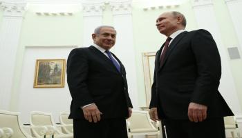 فلاديمير بوتين وبنيامين نتنياهو/Getty