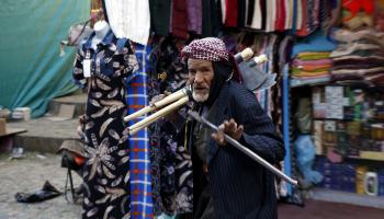 رجل يمني عجوز في صنعاء - اليمن - مجتمع