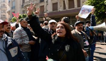 مظاهرة عمالية في المغرب