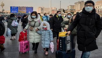 انفلونزا الصين  NICOLAS ASFOURI/AFP