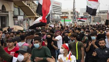 مظاهرات العراق (حسين فالح/فرانس برٍس)
