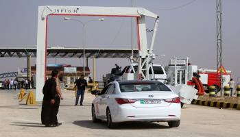 الخطوة الأردنية تعزز انتقال البضائع عبر الحدود (فرانس برس)