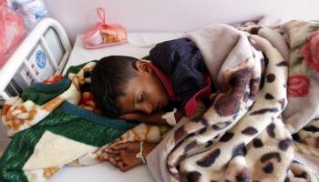 طفل يمني في مستشفى - اليمن - مجتمع -4/1/2017