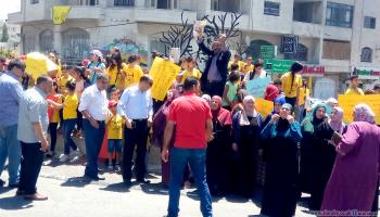 احتجاجات في الضفة الغربية رفضا لتقليصات "أونروا" (العربي الجديد)