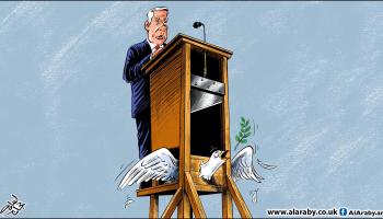 كاريكاتير نتنياهو والسلام / اسامة