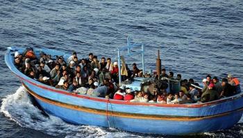 مهاجرون غير شرعيين ينطلقون من الجزائر(فيسبوك)
