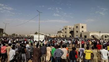 السودان/الاعتصام أمام مقر الجيش/محمود حجاج/الأناضول