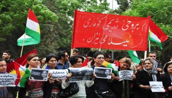 تواصل المظاهرات في أربيل احتجاجاً على وفاة فتاة "مهاباد"