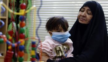 طفل مصاب بالسرطان في البصرة - العراق - مجتمع