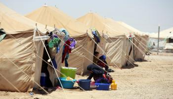 مخيمات النازحين في العراق (GETTY)