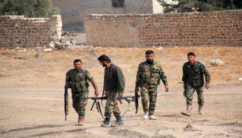 جنود النظام السوري (جورج أوفراليان/فرانس برس)
