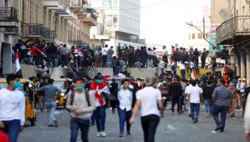 تظاهرات العراق-سياسة-مرتضى سوداني/الأناضول